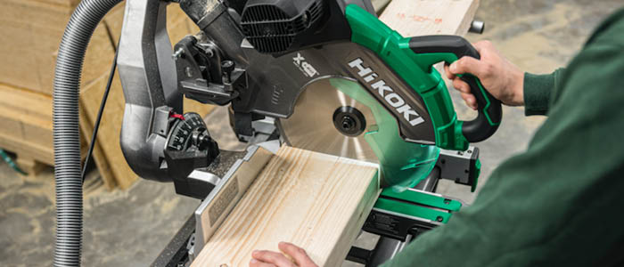 Image that contains some hikoki mitre saws